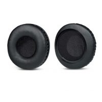 Náhradné kožené náušníky pre slúchadlá Skullcandy HESH 1 a 2 - Čierne bez švov