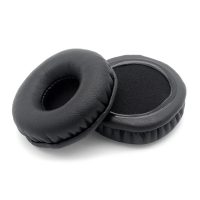 Náhradné náušníky pre slúchadlá Sony MDR-XB550, XB550AP, XB450, XB450AP - Čierne, kožené