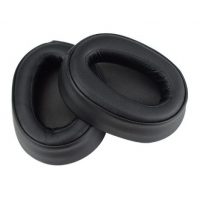 Náhradné náušníky pre slúchadlá Sony MDR-100ABN, WH-H900N - Čierne, kožené