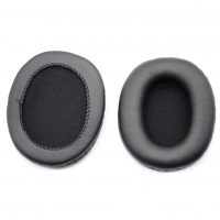 Náhradné náušníky pre slúchadlá Sony WH-CH710N - Čierne, kožené bez švov