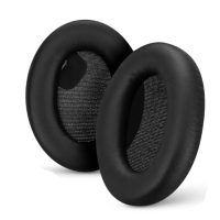 Náhradné náušníky pre slúchadlá Sony WH-1000XM4 - čierne, kožené