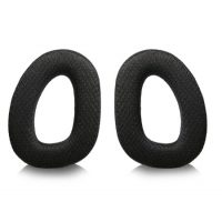 Náhradné náušníky pre slúchadlá Sennheiser GSP 300, 301, 302, 303, 350 a 370 - Čierne, látkové