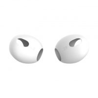 Náhradné silikónové ušné krytky pre slúchadlá Apple AirPods 3 - Biele