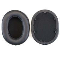 Náhradné náušníky pre slúchadlá Sony WH-1000XM5 - Čierne, kožené