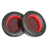 Náhradné náušníky pre slúchadlá Edifier HECATE G4 - Čierno červené, kožené