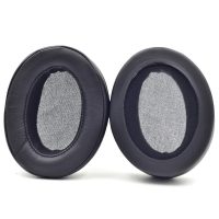 Náhradné náušníky pre slúchadlá Sennheiser Momentum 1.0, 2.0, M2, HD1 - Čierne, kožené