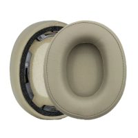 Náhradné náušníky pre slúchadlá Audio Technica ATH-SR50, SR50BT - Béžové, kožené