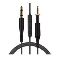 Audio kábel pre slúchadlá AKG K450, K451, K452, K480, K490, K495, Q460 - Čierny s ovládacím panelom