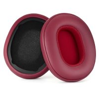 Náhradné náušníky pre slúchadlá SkullCandy Hesh 3.0 a Crusher - Burgundy, kožené