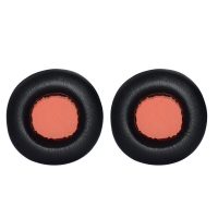 Náhradné náušníky pre slúchadlá Razer Kraken - Čierne s oranžovým vnútrom, kožené