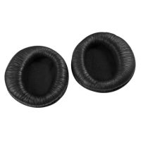 Náhradné náušníky pre slúchadlá Sony MDR-RF985RK, RF970RK, RF960R, RF925RK, RF860RK, RF6500 a DS6500 - Lesklé čierne, kožené