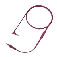 Audio kábel pre slúchadlá Sony WH-1000XM5, WH-1000XM4, WH-1000XM3, WH1000XM2, MDR-1000X - Červený, silikónový