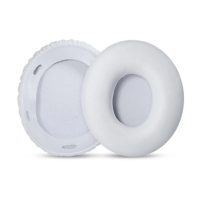 Náhradné náušníky pre slúchadlá Sony MDR-10RC - Biele, kožené