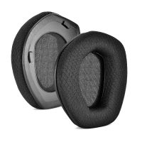 Náhradné náušníky pre slúchadlá Sennheiser HDR165, 175, 185, 195 a RS165, 175, 185, 195 - Čierne, textilné