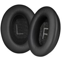 Náhradné náušníky pre slúchadlá Bose QuietComfort 45 - Čierne, kožené