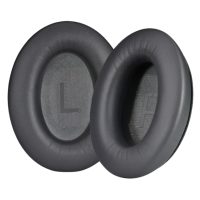 Náhradné náušníky pre slúchadlá Bose QuietComfort 45 - Tmavo sivé, kožené