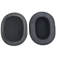 Náhradné náušníky pre slúchadlá Audio Technica ATH-M30, M40X, M50, M50S a M50X - Čierne, kožené
