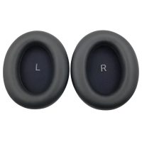 Náhradné náušníky pre slúchadlá Sennheiser Momentum 4.0 - Čierne, kožené