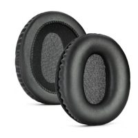 Náhradné náušníky pre slúchadlá Audiotechnica ANC500BT - Čierne, kožené
