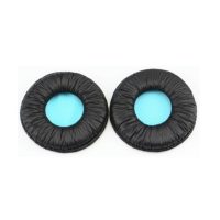 Náhradné náušníky pre slúchadlá Sony MDR-V55 - čierne s modrým vnútrom