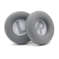 Náhradné náušníky pre slúchadlá JBL Live 400, 400BT - Šedé, kožené