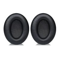 Náhradné náušníky pre slúchadlá Sennheiser HD202, 212, 437, 447, 457, 477, 497 - Čierne, kožené