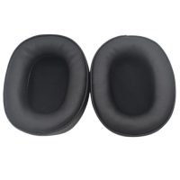 Náhradné náušníky pre slúchadlá Audio Technica ATH-M50X a ATH-MSR7 - čierne, kožené