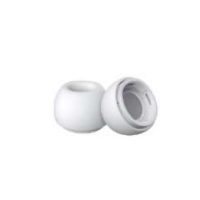 Náhradní špunty na sluchátka Airpods Pro / Pro 2, velikost M - Bílé, silikonové