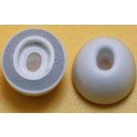 Náhradné špunty na slúchadlá Airpods Pro / Pro 2, veľkosť L - Biele a šedé, silikón a pamäťová pena
