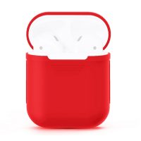 Silikónové púzdro pre Airpods - Červená