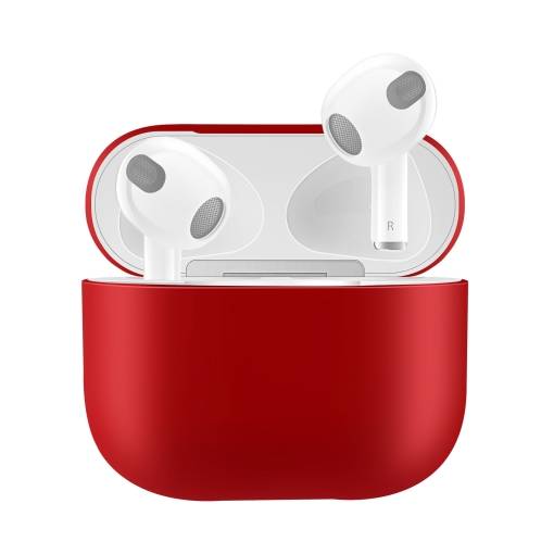 Foto - Silikónové puzdro pre Airpods 3 - Červená