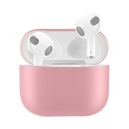 Foto - Silikónové púzdro pre Airpods 3 - Ružová