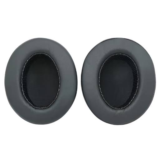 Foto - Náušníky pre slúchadlá Audio Technica z kože - Čierne, ATH-M50X, M50XBT, M40X, M30X, M20X, M70X, MSR7