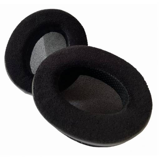 Foto - Náhradné náušníky pre slúchadlá Audio Technica ATH-M50X, M50XBT, M40X, M30X, M20X, M70X, MSR7 - Čierne, kožené a semišové