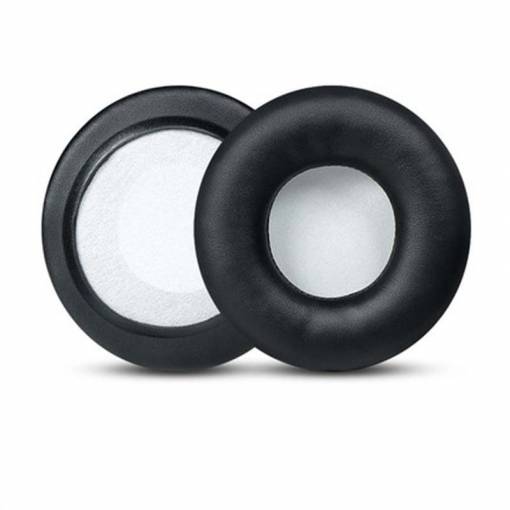 Foto - Náhradné kožené náušníky pre slúchadlá Skullcandy HESH 1 a 2 - Čierné so sivým vnútrom