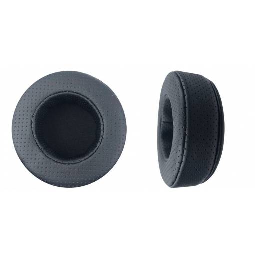 Foto - Náhradné náušníky pre slúchadlá Skullcandy Grind - Čierne s priedušnou kožou