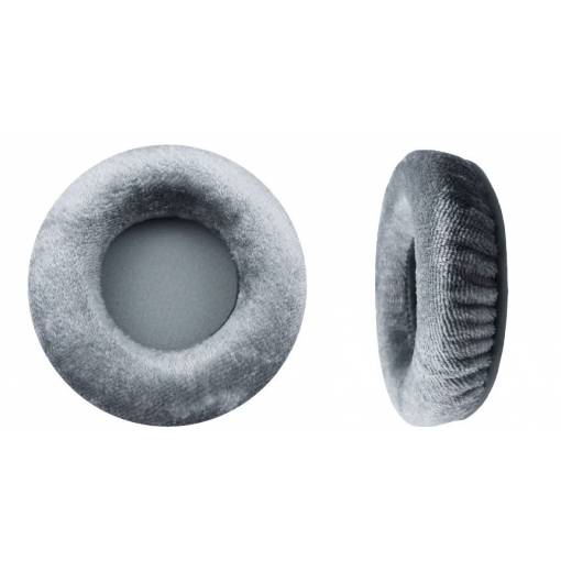 Foto - Náhradné náušníky pre slúchadlá Skullcandy Grind - Sivé, zamat