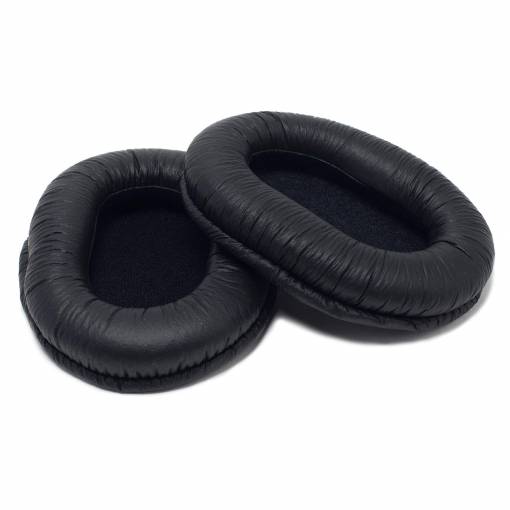 Foto - Náhradné náušníky pre slúchadlá Sony MDR-7506, MDR-V6, MDR-CD900ST - Čierne, kožené