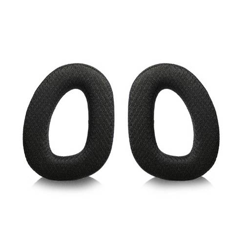 Foto - Náhradné náušníky pre slúchadlá Sennheiser GSP 300, 301, 302, 303, 350 a 370 - Čierne, látkové