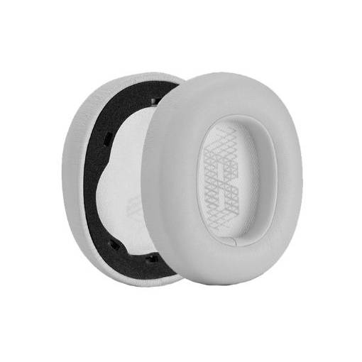 Foto - Náhradné náušníky pre slúchadlá JBL E65BTNC, Duet NC, Live 650BTNC, Live 660NC - Sivé, kožené