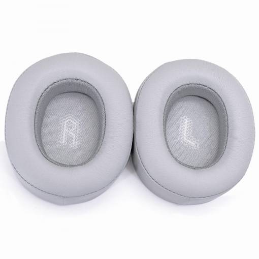 Foto - Náhradné náušníky pre slúchadlá JBL E55BT - Sivé, kožené