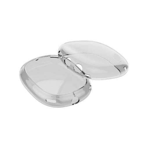 Foto - Kryty na slúchadlá Apple AirPods Max - Transparentné sivé, plastové