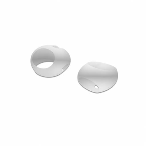 Foto - Náhradné silikónové ušné krytky pre slúchadlá Apple AirPods 3 - Transparentné
