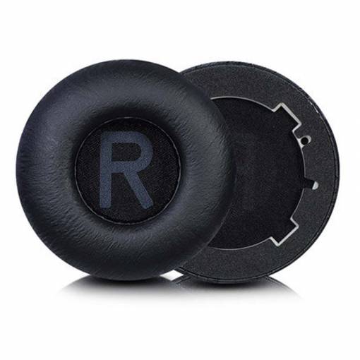 Foto - Náhradné náušníky pre slúchadlá JBL Tune 600, 600BT, 600BTNC, 660NC - Čierné, s upínacím mechanizmom