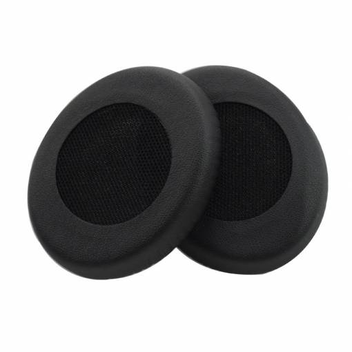 Foto - Náhradné náušníky pre slúchadlá Sennheiser HD2.30, HD2.30G, HD2.30i, HD2.10, HD2.20S, HD 100 - Čierné, kožené