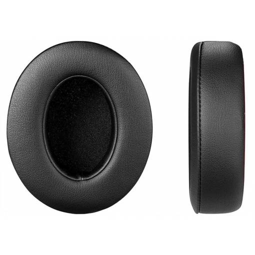 Foto - Náhradné náušníky pre slúchadlá Beats Studio 2.0 a 3.0, Dr. Dre B0500 a B0501 - Čierne, kožené