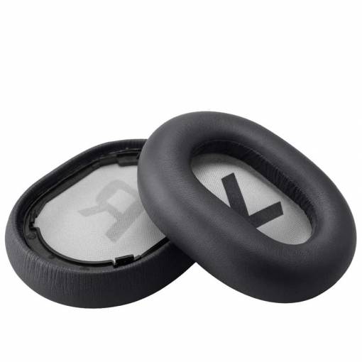 Foto - Náhradné náušníky pre slúchadlá Plantronics backbeat Pro 2, SE, 8200UC - Čierné, kožené