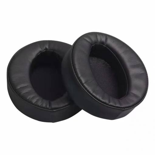 Foto - Náhradné náušníky pre slúchadlá Sony MDR-XB950BT, XB950N1, XB950B1, XB950AP - Čierné, kožené