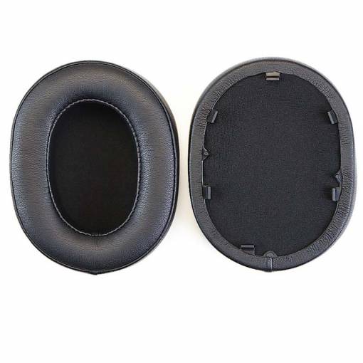 Foto - Náhradné náušníky pre slúchadlá Sony WH-1000XM5 - Čierne, kožené
