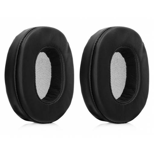 Foto - Náhradné náušníky pre slúchadlá Sony MDR-1A a MDR-1ADAC - Čierne, kožené